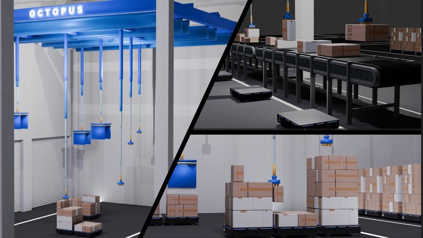 Logic Unveils Octopus Overhead Robot for Next-Gen Warehouse Automation