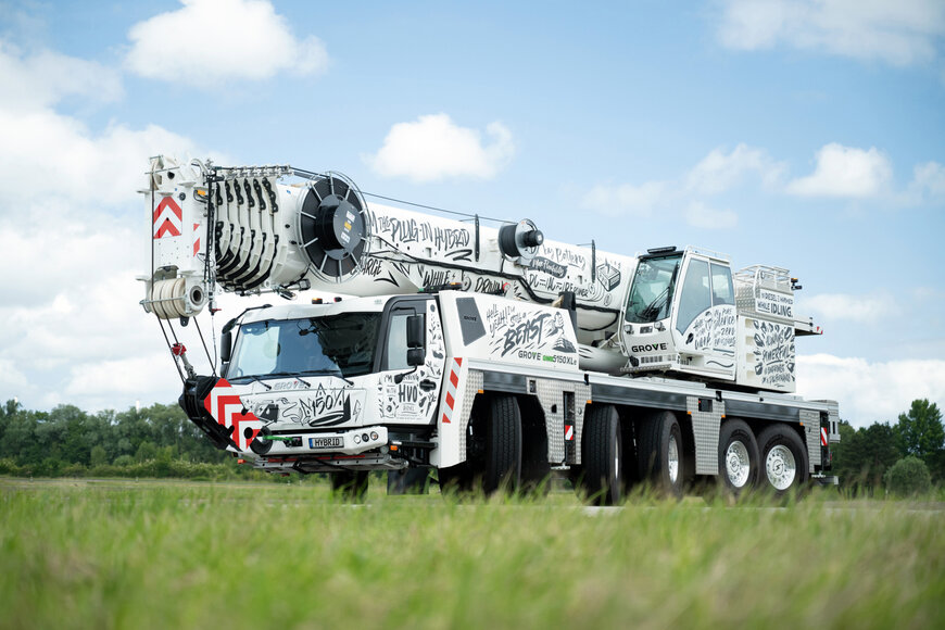 Manitowoc Debuts Hybrid Grove GMK5150XLe and EnCORE Rebuild at Vertikal Days 2025