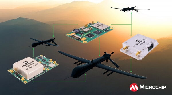 Microchip社、GNSS同期オシレータモジュールの新ポートフォリオを発表