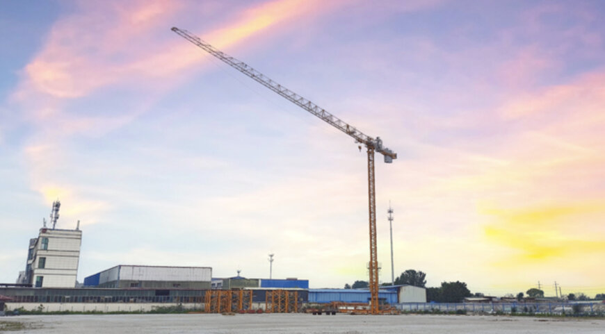 New Potain MCT 105 topless tower crane from Manitowoc's India factory