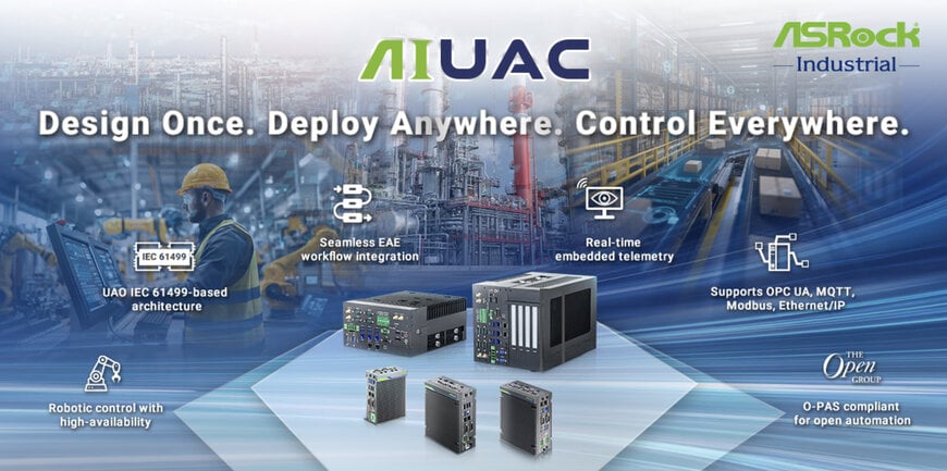 ASRock Industrial introduces AiUAC for scalable open industrial automation control