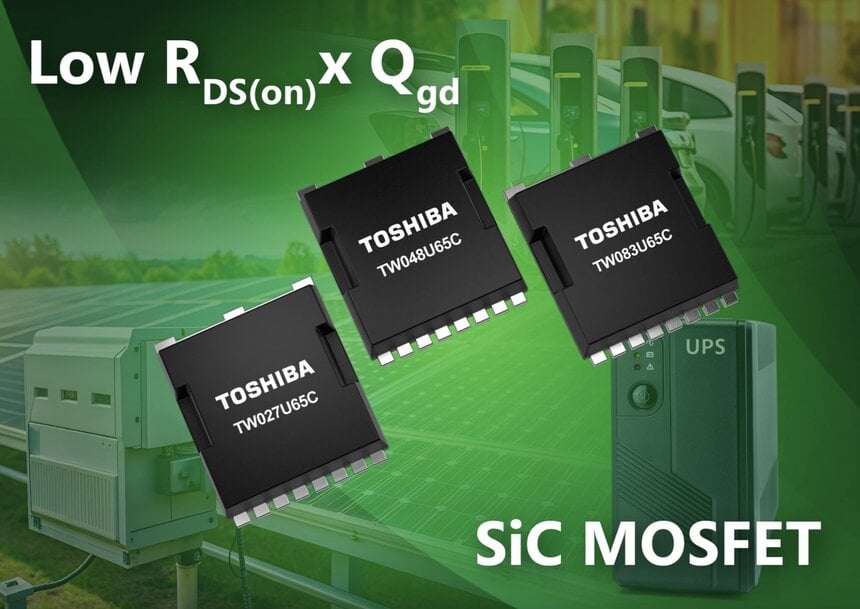 Toshiba lance des MOSFET SiC 650 V de 3 e génération en boîtier TOLL compact