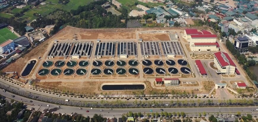 JFE completes construction of the largest sewage treatment plant in Hanoi, Vietnam