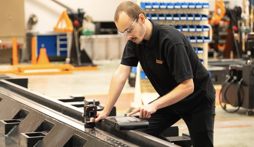 Construya según normas internacionales con el sistema láser Renishaw