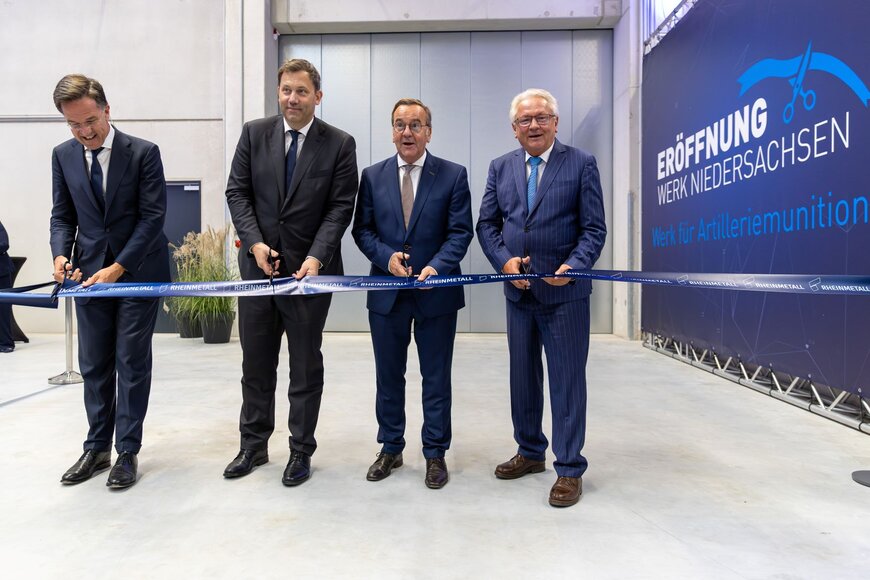 Rheinmetall Opens Europe’s Largest Ammunition Factory in Unterlüß at Record “Rheinmetall Speed”
