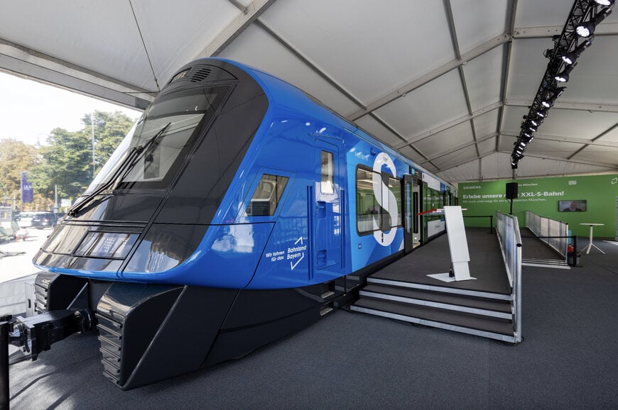 Siemens unveils walk-in XXL S-Bahn model at IAA Munich 2025