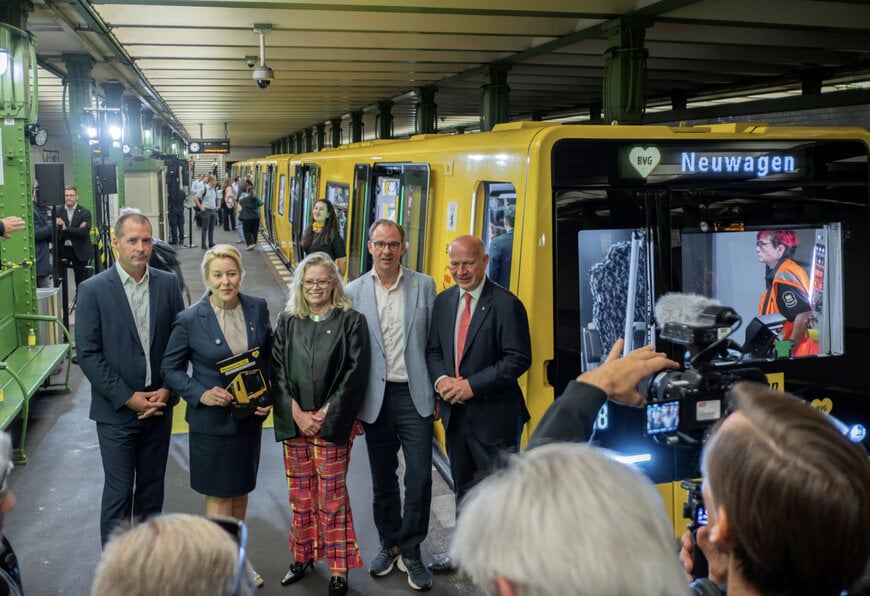 Stadler begins passenger service with BVG’s new JK metro trains