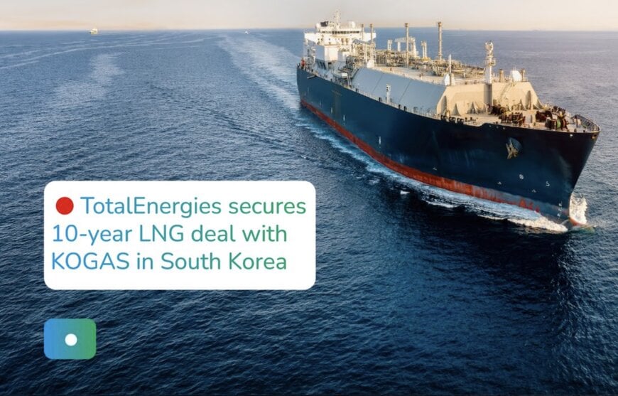 TotalEnergies to supply 1 million tons per year of LNG to KOGAS for 10 years