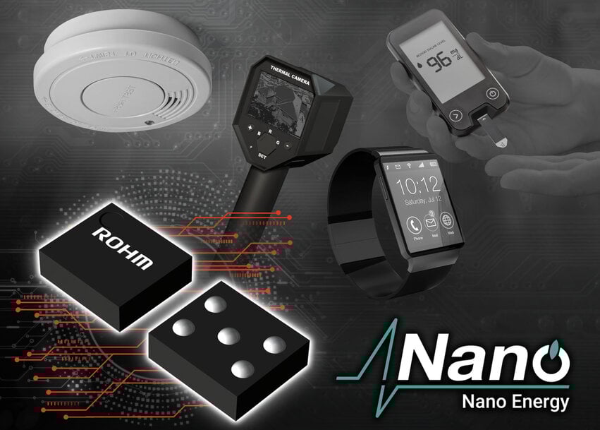 ROHM Develops Industry’s Lowest Power CMOS Op Amp for Miniature Devices
