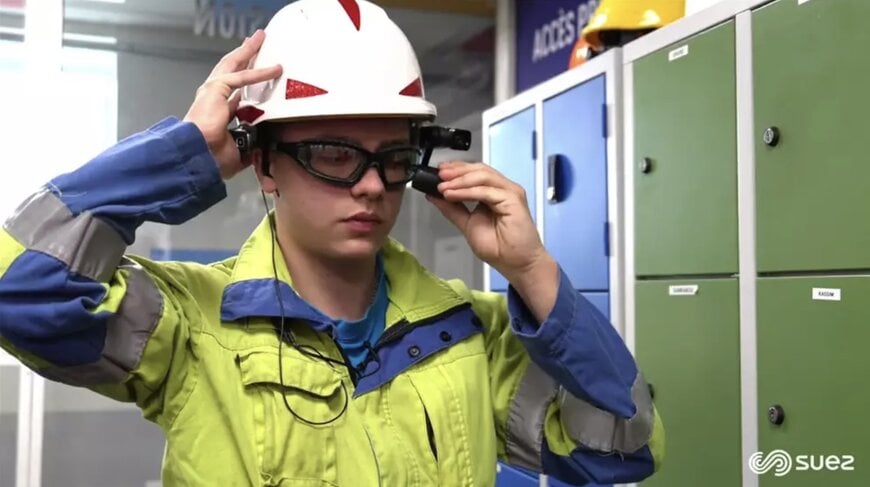 SUEZ place la maintenance 4.0 au cœur de la fiabilité et durabilité de avec les lunettes connectées