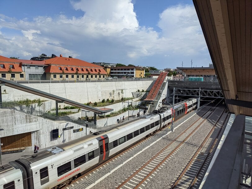 A station and a tunnel inaugurated in Sweden