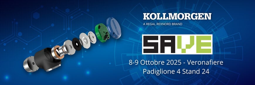 Kollmorgen partecipa a SAVE 2025: innovazione e automazione industriale in primo piano