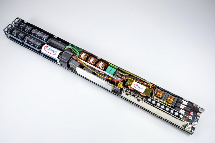 Infineon präsentiert Referenzdesign für 12-kW-Hochleistungsnetzteil für KI-Rechenzentren
