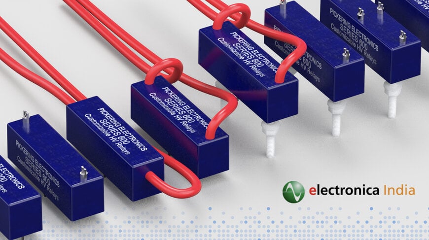 Pickering Showcases High Voltage Reed Relays at electronica India 2025