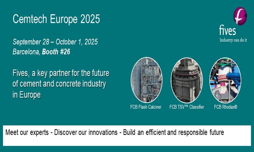 Fives Group is participating in Cemtech Europe 2025