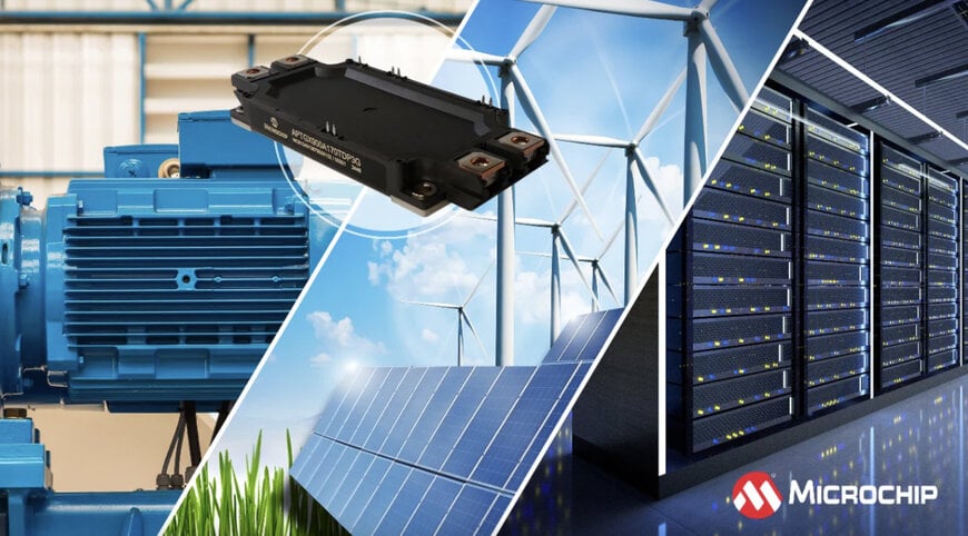 Microchip launches DualPack 3 IGBT7 modules for efficient power systems