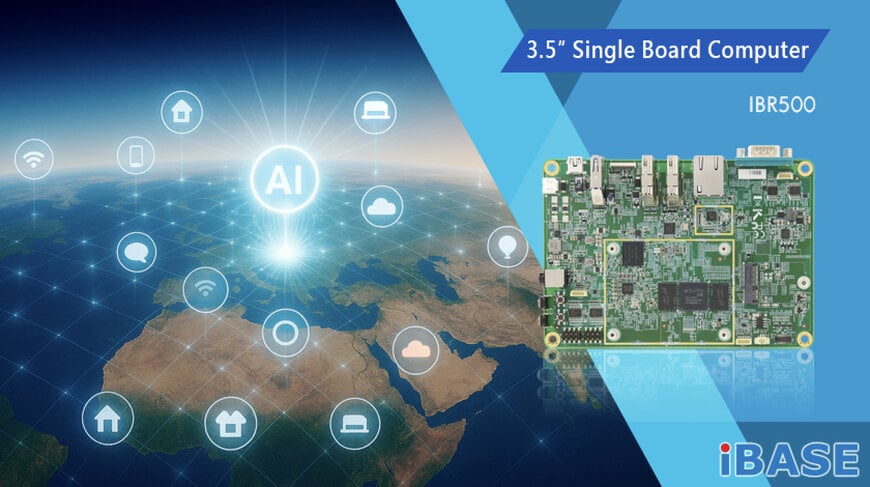 IBASE Launches RISC-Based SBC for Low-Power AIoT Edge Computing