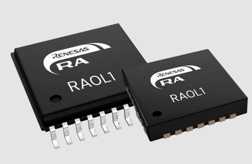 Renesas élargit sa gamme de microcontrôleurs RA0 avec la technologie tactile capacitive