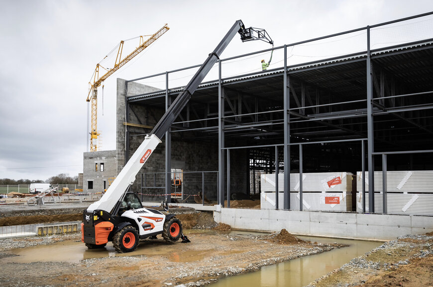 Bobcat mejora la eficiencia en la construcci&oacute;n con manipuladores telesc&oacute;picos vers&aacute;tiles