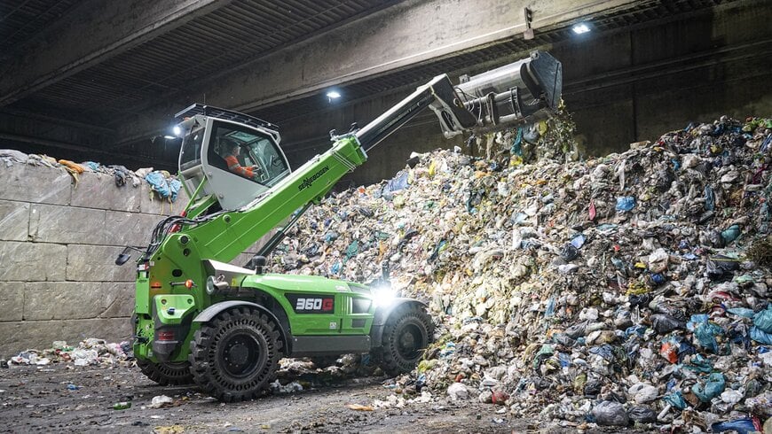 Telehandler in heavy-duty use saves almost 50% fuel