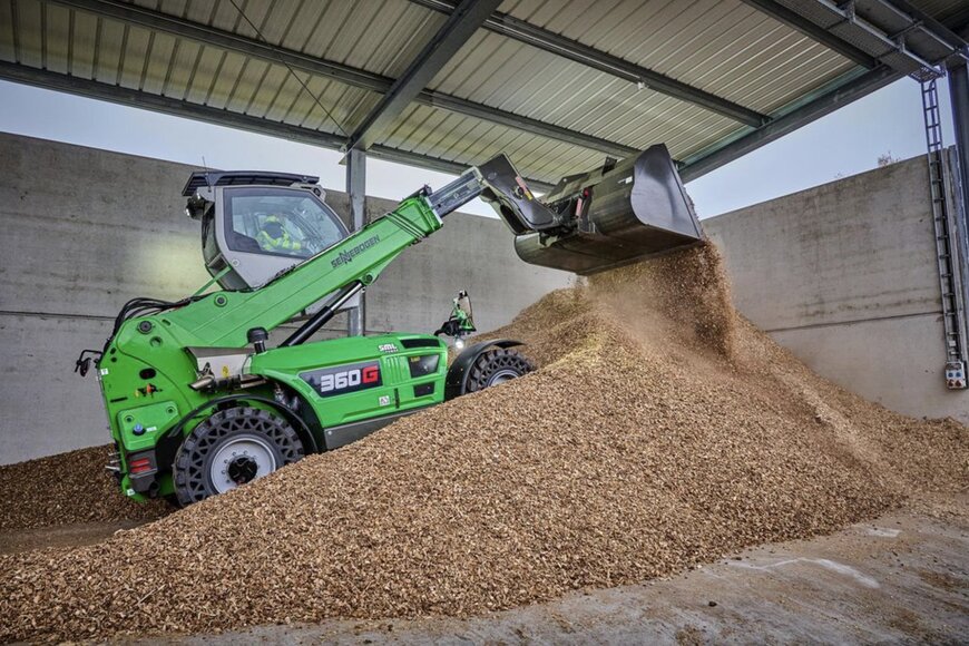 Telehandler in heavy-duty use saves almost 50% fuel