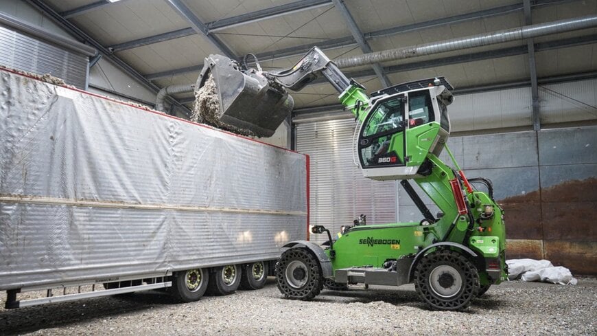 Telehandler in heavy-duty use saves almost 50% fuel
