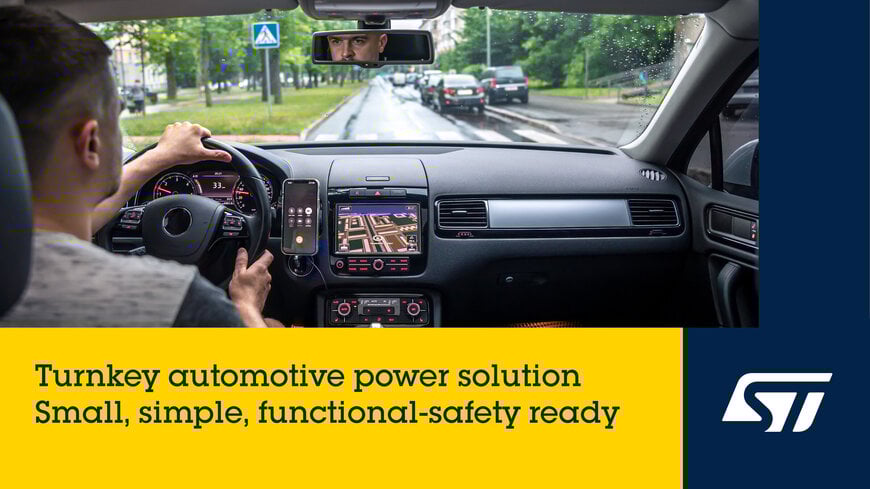 STMicroelectronics launches cost-effective PMIC for automotive MCUs