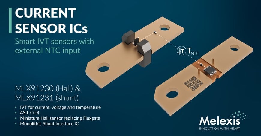 Melexis Adds External NTC Input to Smart IVT Sensors for Enhanced Accuracy