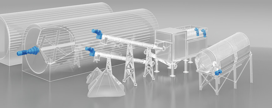 I motoriduttori Bonfiglioli della serie 300 migliorano l'efficienza del biogas