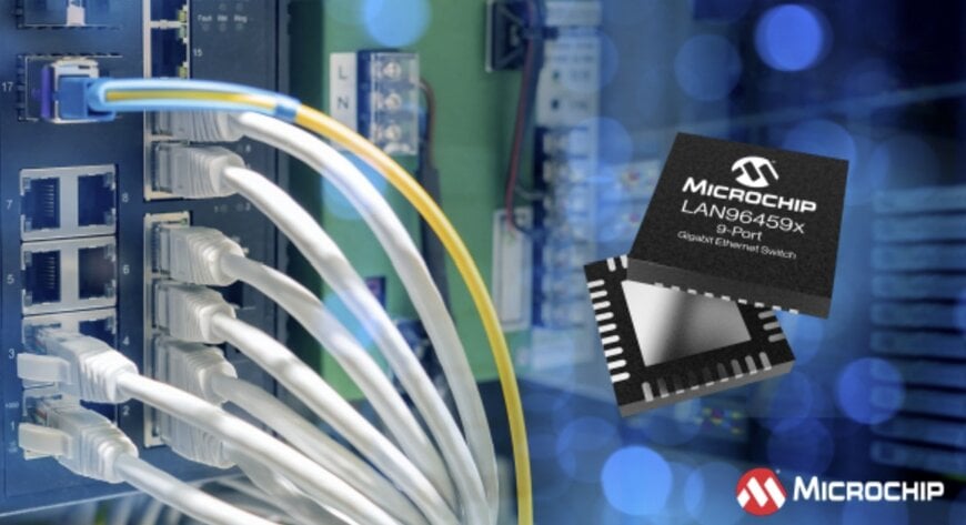 Microchip、冗長機能を備えたLAN9645x Ethernetスイッチを発表