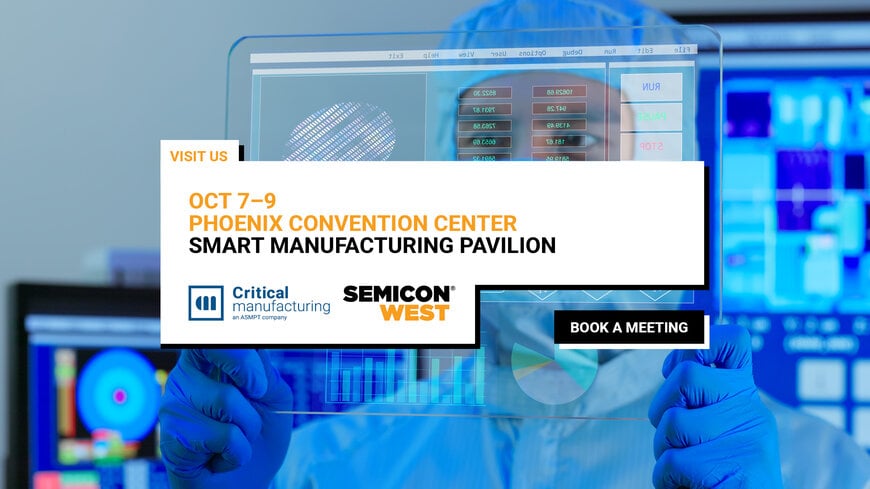 Critical Manufacturing to Demonstrate Advanced MES for Semiconductor Production at SEMICON West  
