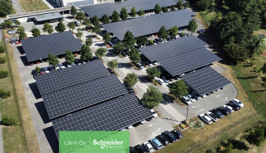 Schneider Electric accélére la solarisation de ses sites industriels en France avec GREENYELLOW