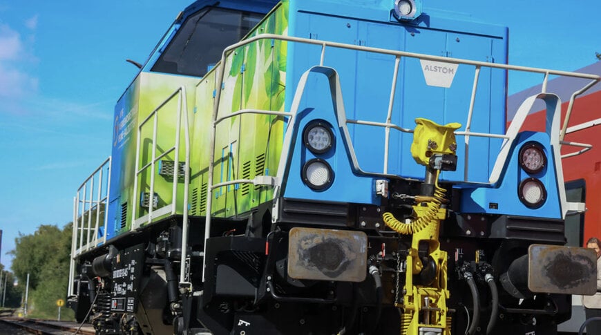 Weltpremiere in Salzgitter: Alstom-Rangierlokomotive fährt mit Wasserstoff