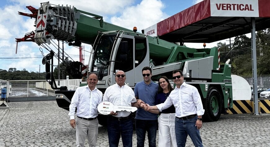 Liebherr Introduces First Compact LTC 1050-3.1 Crane in Brazil