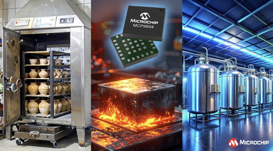 Microchip launches MCP9604 four-channel thermocouple IC with ±1.5°C accuracy