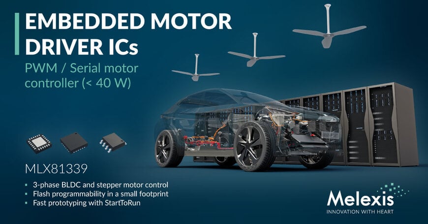 Melexis simplifies smart motor control with MLX81339