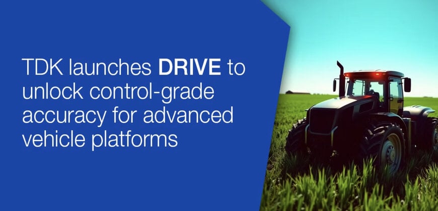 TDK unveils DRIVE software for precise positioning in advanced vehicles