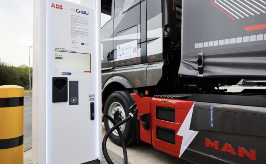 MAN Opens First Public Megawatt Charging for eTrucks