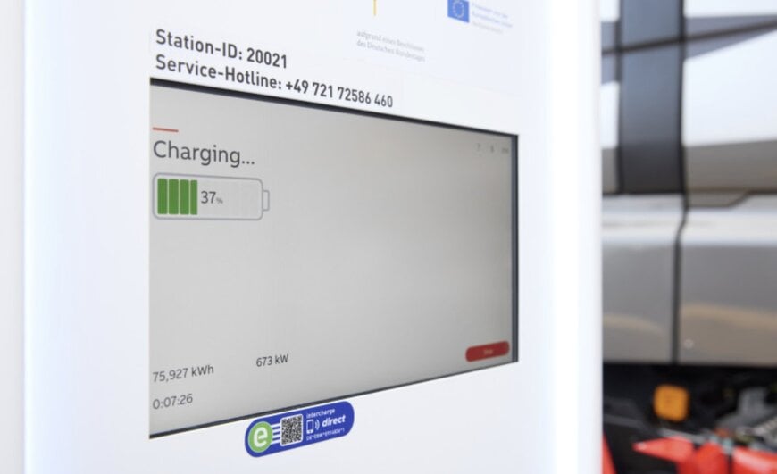 MAN Opens First Public Megawatt Charging for eTrucks