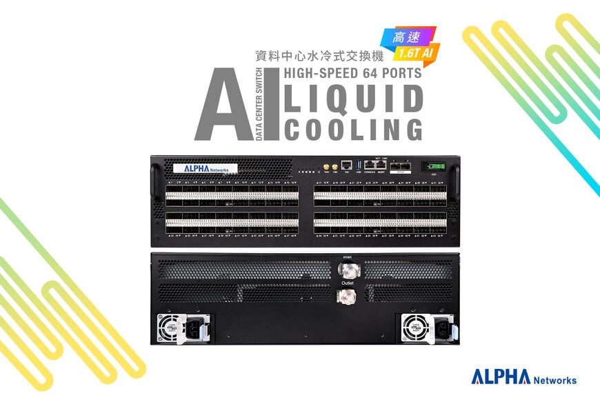 Alpha Networks Launches 1.6T Liquid-Cooled Switch Powered by Broadcom TH6 Chip