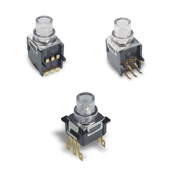 Des interrupteurs tactiles lumineux soudables par refusion