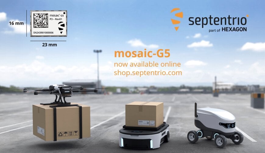 Septentrio starts mass production of mosaic-G5 modules