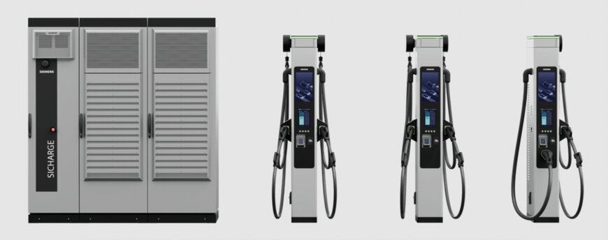 Siemens F&uuml;hrt SICHARGE FLEX Ein, Zukunftssicheres EV-Ladesystem im Megawattma&szlig;stab