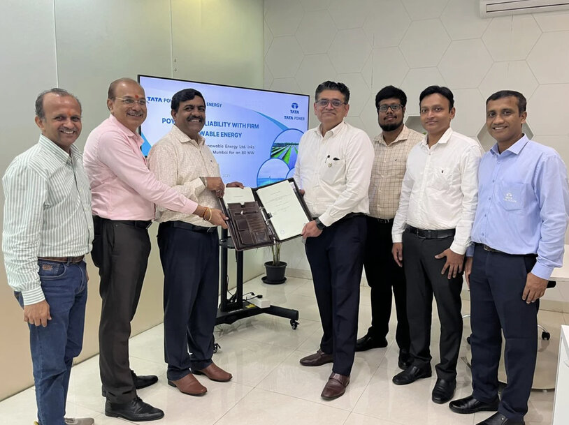 Tata Power Renewables Signs 80 MW Firm Dispatchable Energy PPA