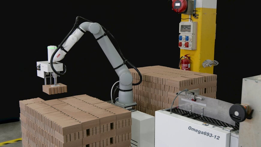 Solema Ottimizza Pallettizzazione con Robot GoFa di ABB