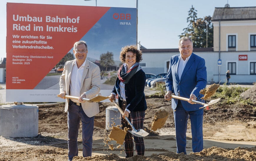 &Ouml;BB: Bahnhof Ried im Innkreis wird modernisiert: Neue Qualit&auml;t f&uuml;r Fahrg&auml;ste und Region