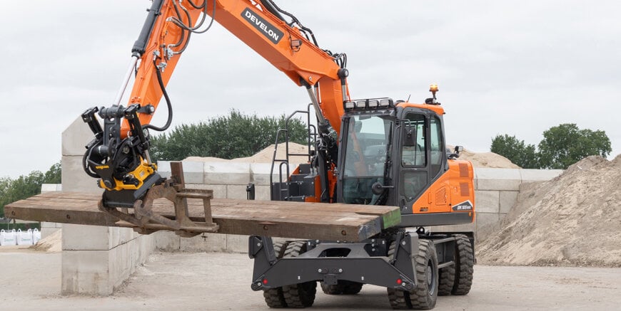 Major Performance Upgrades on Develon Wheel Excavators