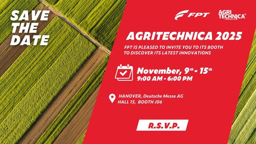 FPT EN CAMINO HACIA AGRITECHNICA 2025: UNA GAMA COMPLETA QUE IMPULSA LA AGRICULTURA DE HOY Y DEL FUTURO, CON NUEVOS ANUNCIOS DE CLIENTES QUE DESTACAN LA PRESENCIA DE LA MARCA