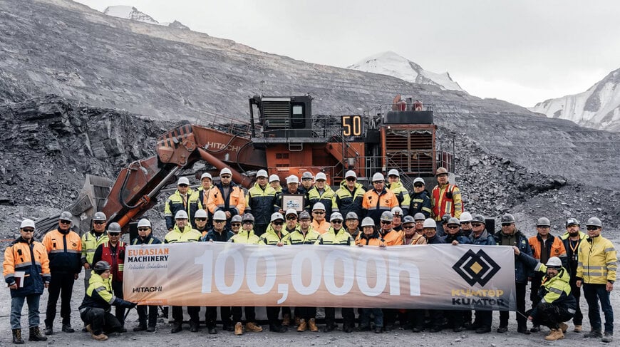 Hitachi Construction Machinery Excavator Surpasses 100,000-Hour Milestone in Kyrgyzstan