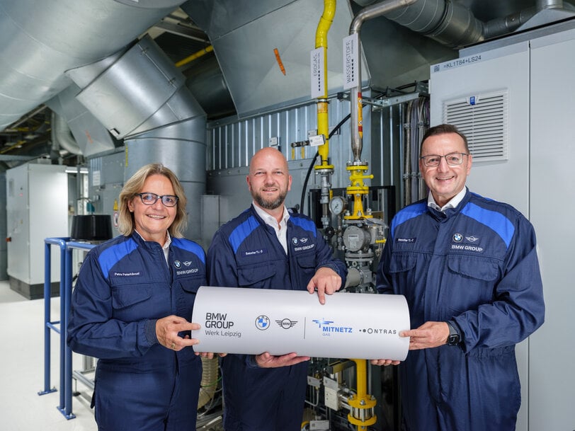 BMW Group Werk Leipzig stellt Weichen für weltweit erste Wasserstoff-Pipeline-Anbindung in der Automobilproduktion